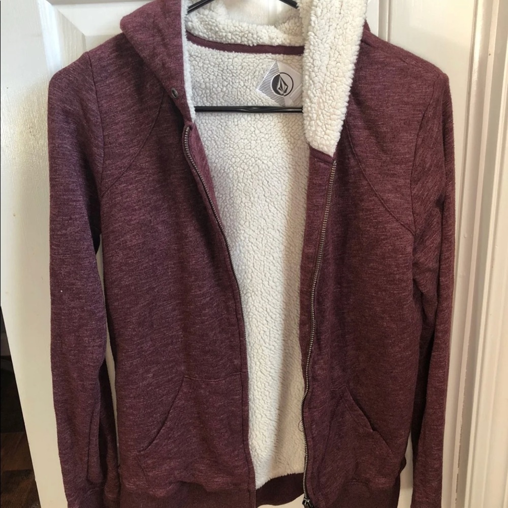 Volcom zip up hoodie